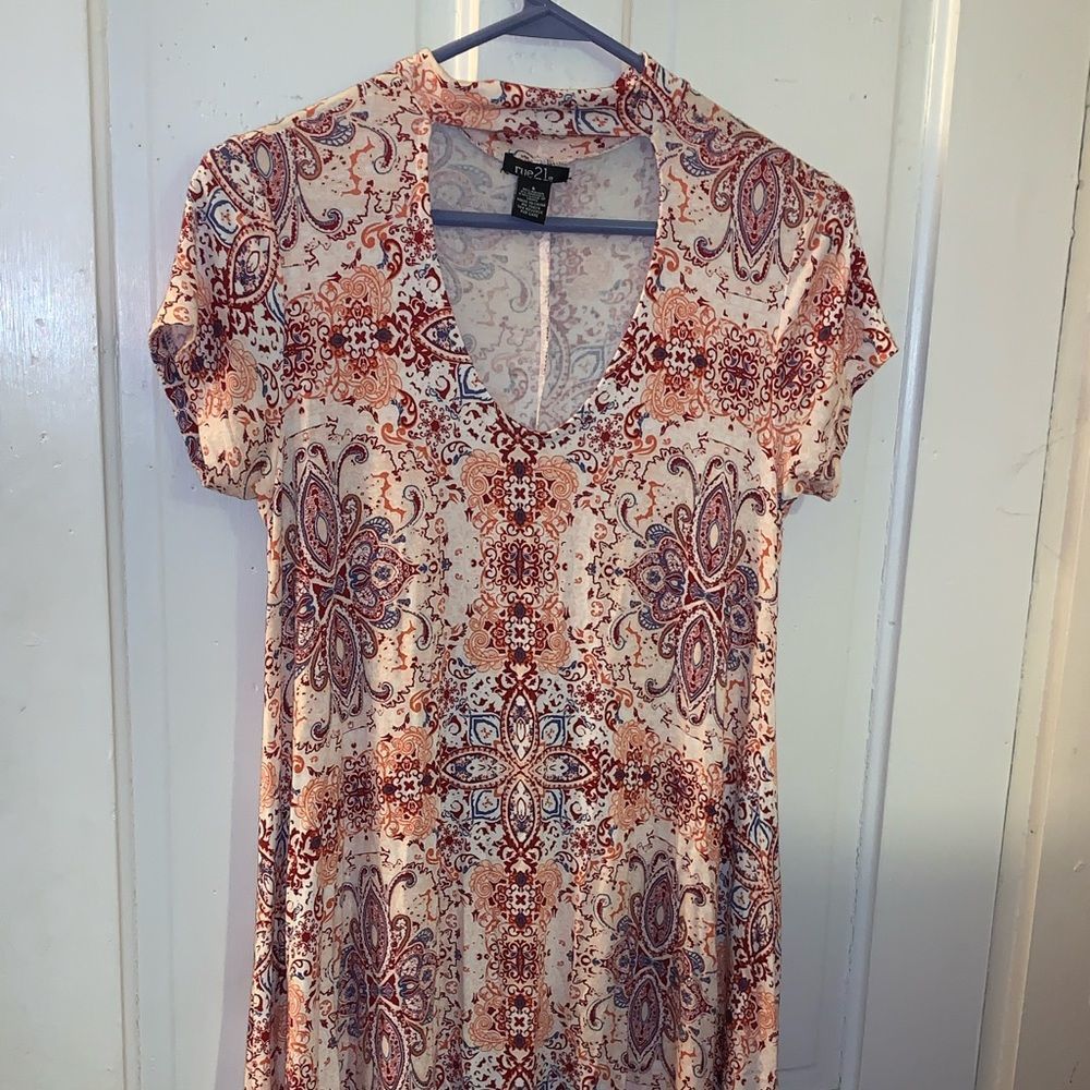 Juniors Printed Dress